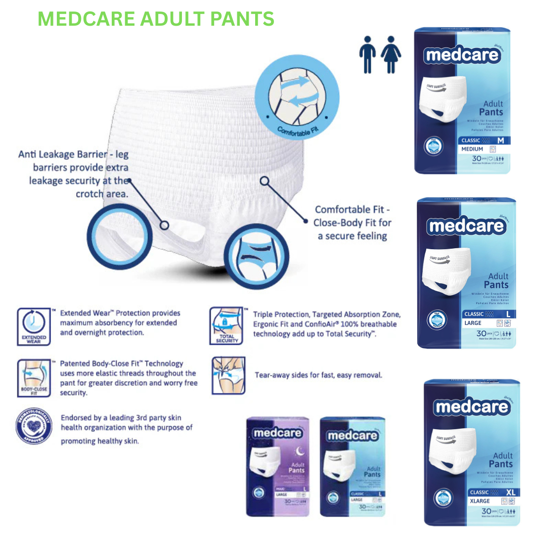 Medcare Adult Pants Medium(27.55" X 47.24")