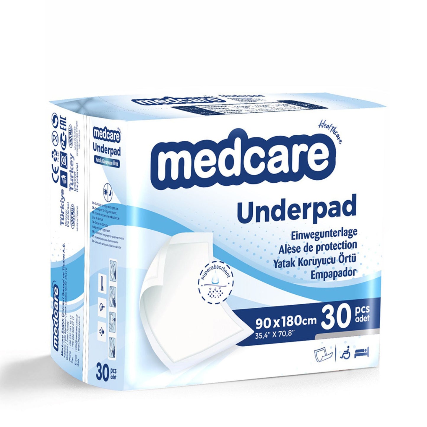 Medcare Underpad Normal Large (35,4" X 70,8")