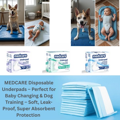 Medcare Underpad 35x71 – Extra Large, 30-Pack