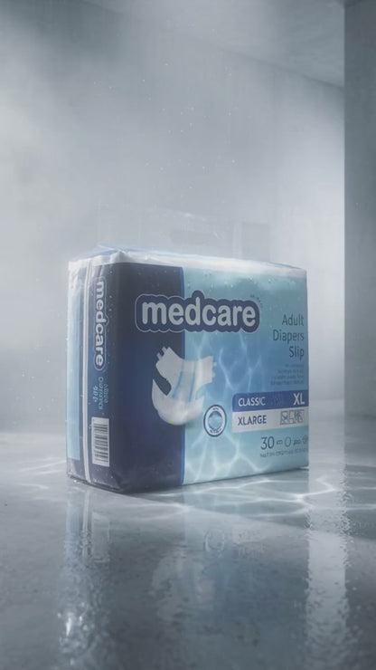Medcare Adult Diaper Slip Medium – Secure Fit - Unisex